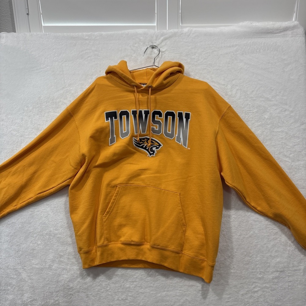 champion athletic sweatshirt & T-shirt Bundle, Towson University, Yellow